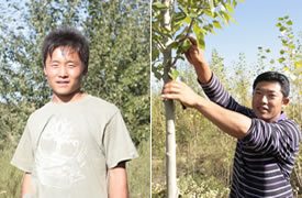 图片：包斯日古楞(左)和张爱伟(右)的照片
