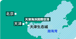 天津生态城项目位置图
