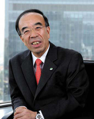 株式会社 日立制作所 执行役常务 中国总代表 日立(中国)有限公司 董事长 大野信行的照片