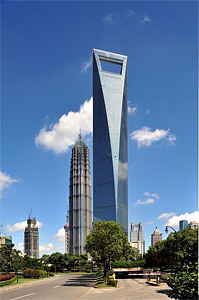 照片：“上海环球金融中心”外观