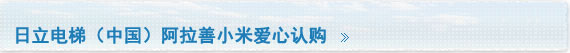 日立电梯（中国）阿拉善小米爱心认购