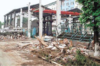 东方电气集团受灾严重的汉旺工厂