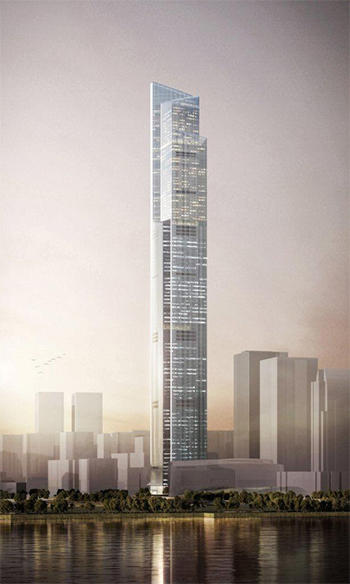 图片：广州周大福金融中心效果图