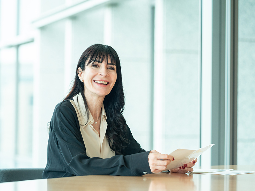 写真：执行役专务 Chief Sustainability Officer兼CHRO兼人力资源统括本部长兼CDEIO Lorena Dellagiovanna